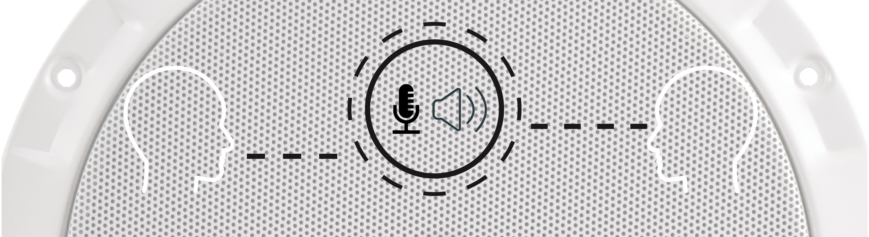 Detail from Zenitel IP Speaker